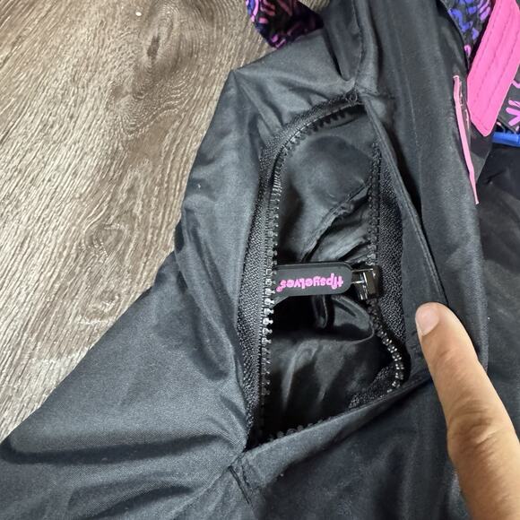 Tipsy Elves Night Run Neon One Piece Snowsuit Men’s Size L Ski Suit Retro 80s - Picture 6 of 15